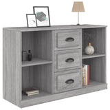 Sonoma graues Sideboard 104,5 x 35,5 x 67,5 cm, Holzwerkstoff