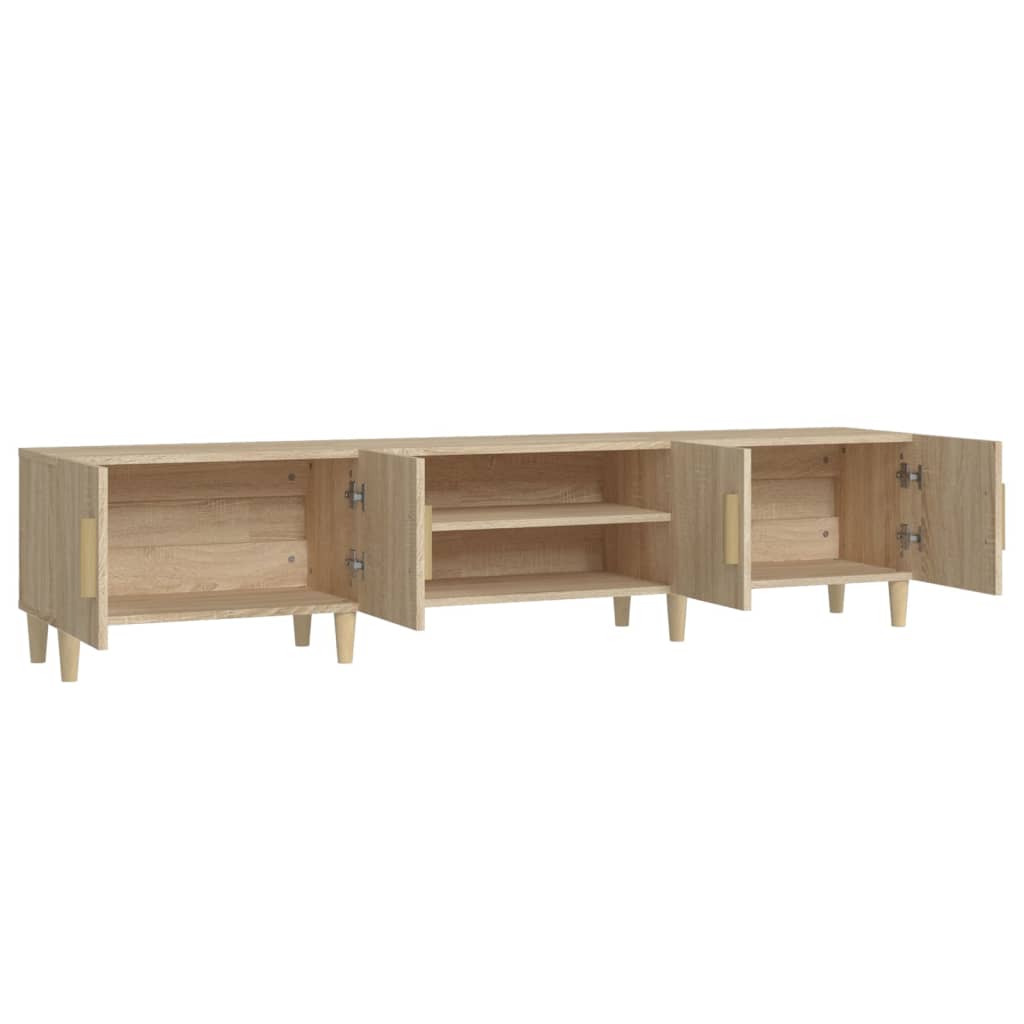 TV cabinets sonoma oak 180x31.5x40 cm engineered wood