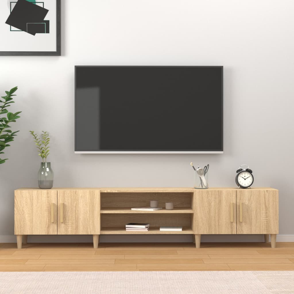 TV cabinets sonoma oak 180x31.5x40 cm engineered wood