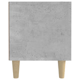 Meuble TV gris béton 180x31,5x40 cm bois d'ingénierie