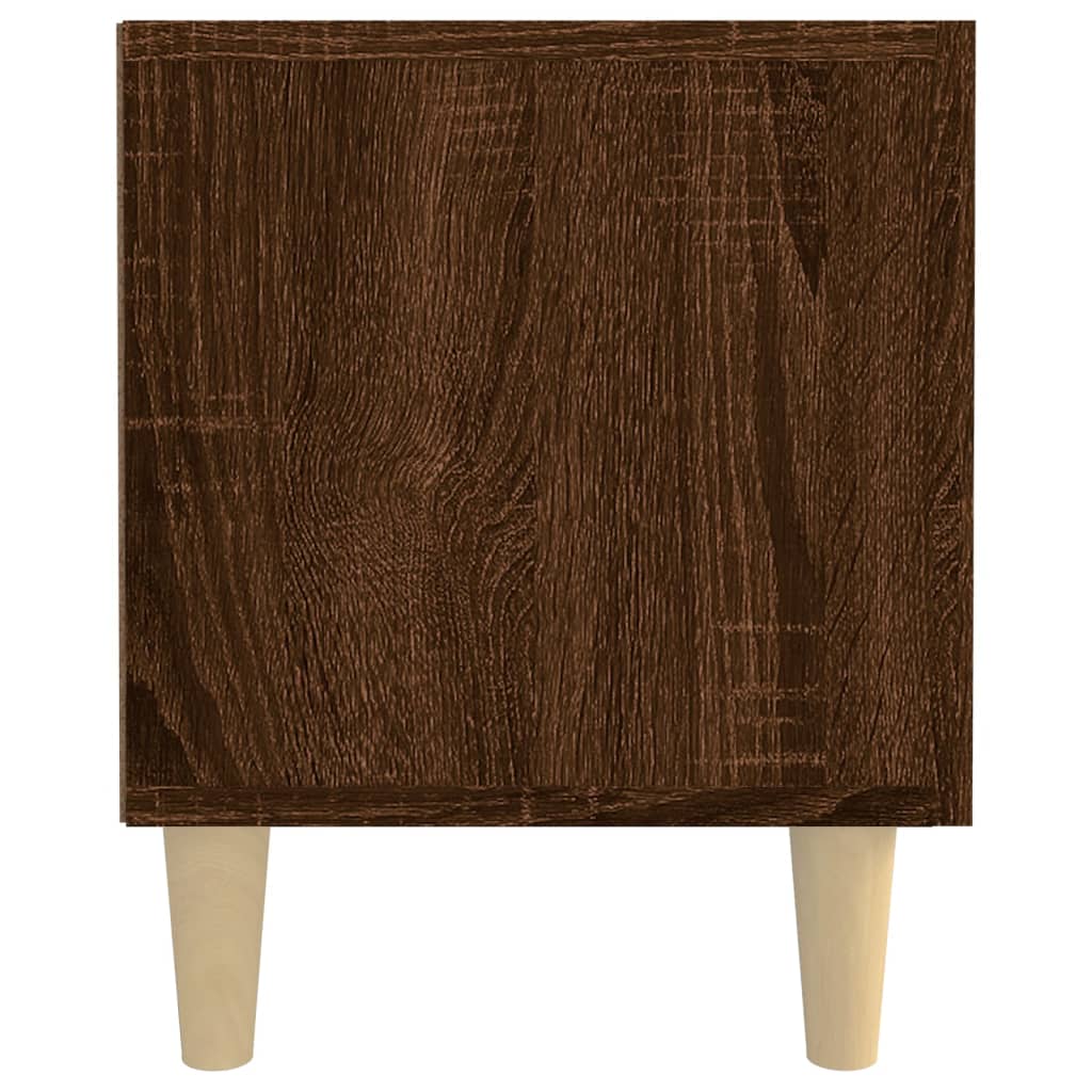 Meuble TV chêne marron 180x31,5x40 cm bois d'ingénierie