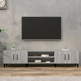 Meuble TV sonoma gris 180x31,5x40 cm bois d'ingénierie