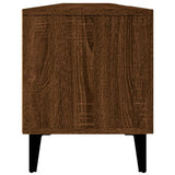 Meuble TV chêne marron 180x31,5x40 cm bois d'ingénierie