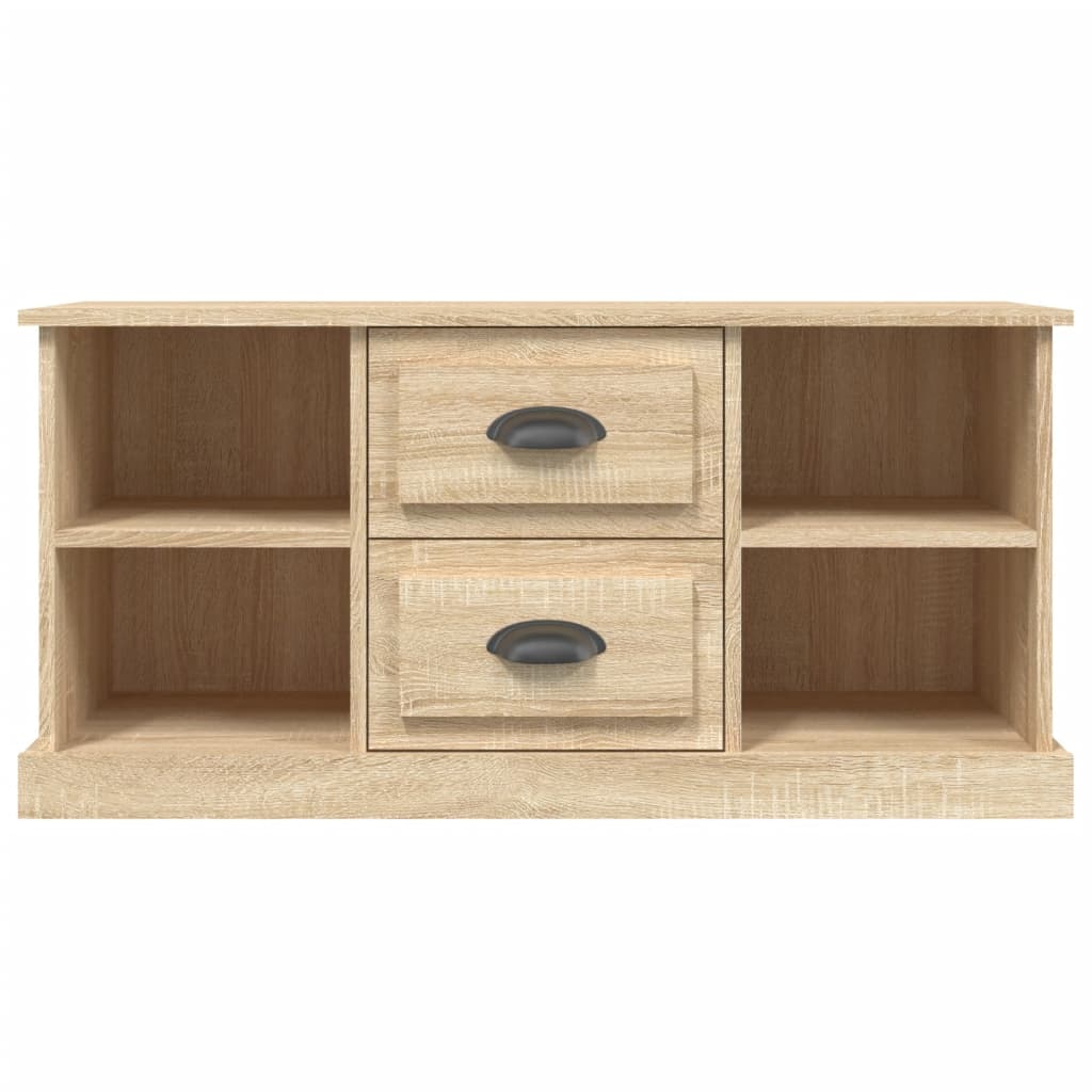 Meuble TV chêne sonoma 99,5x35,5x48 cm bois d'ingénierie