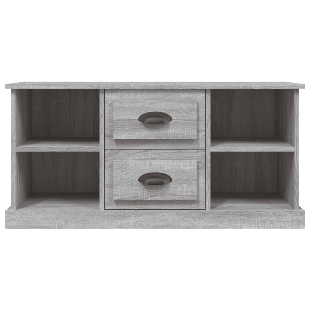 Meuble TV sonoma gris 99,5x35,5x48 cm bois d'ingénierie