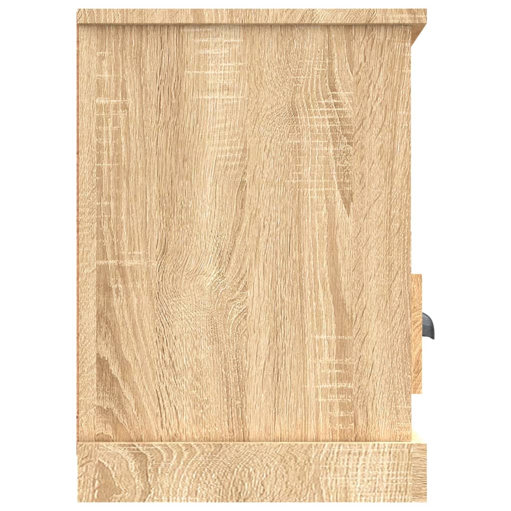 Meuble TV chêne sonoma 100x35x50 cm bois d'ingénierie