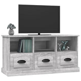 Meuble TV sonoma gris 100x35x50 cm bois d'ingénierie