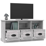 Meuble TV sonoma gris 100x35x50 cm bois d'ingénierie