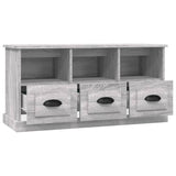 Meuble TV sonoma gris 100x35x50 cm bois d'ingénierie