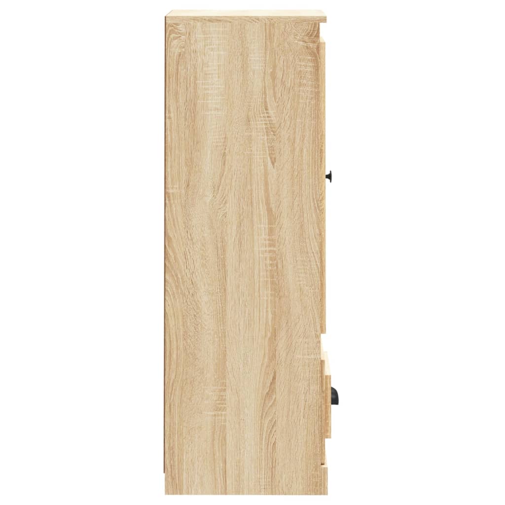 Buffet haut chêne sonoma 36x35,5x103,5 cm bois d'ingénierie