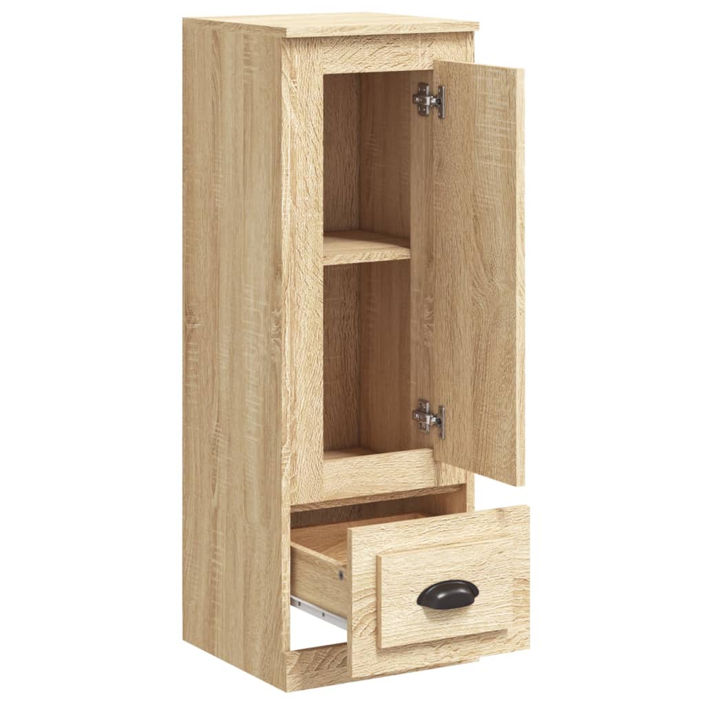 Buffet haut chêne sonoma 36x35,5x103,5 cm bois d'ingénierie