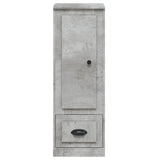 Concrete gray high sideboard 36x35.5x103.5 cm engineered wood