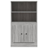 Buffet haut sonoma gris 60x35,5x103,5 cm bois d'ingénierie