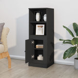 Buffet haut noir 36x35,5x103,5 cm bois d'ingénierie