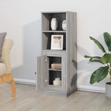 Buffet haut sonoma gris 36x35,5x103,5 cm bois d'ingénierie