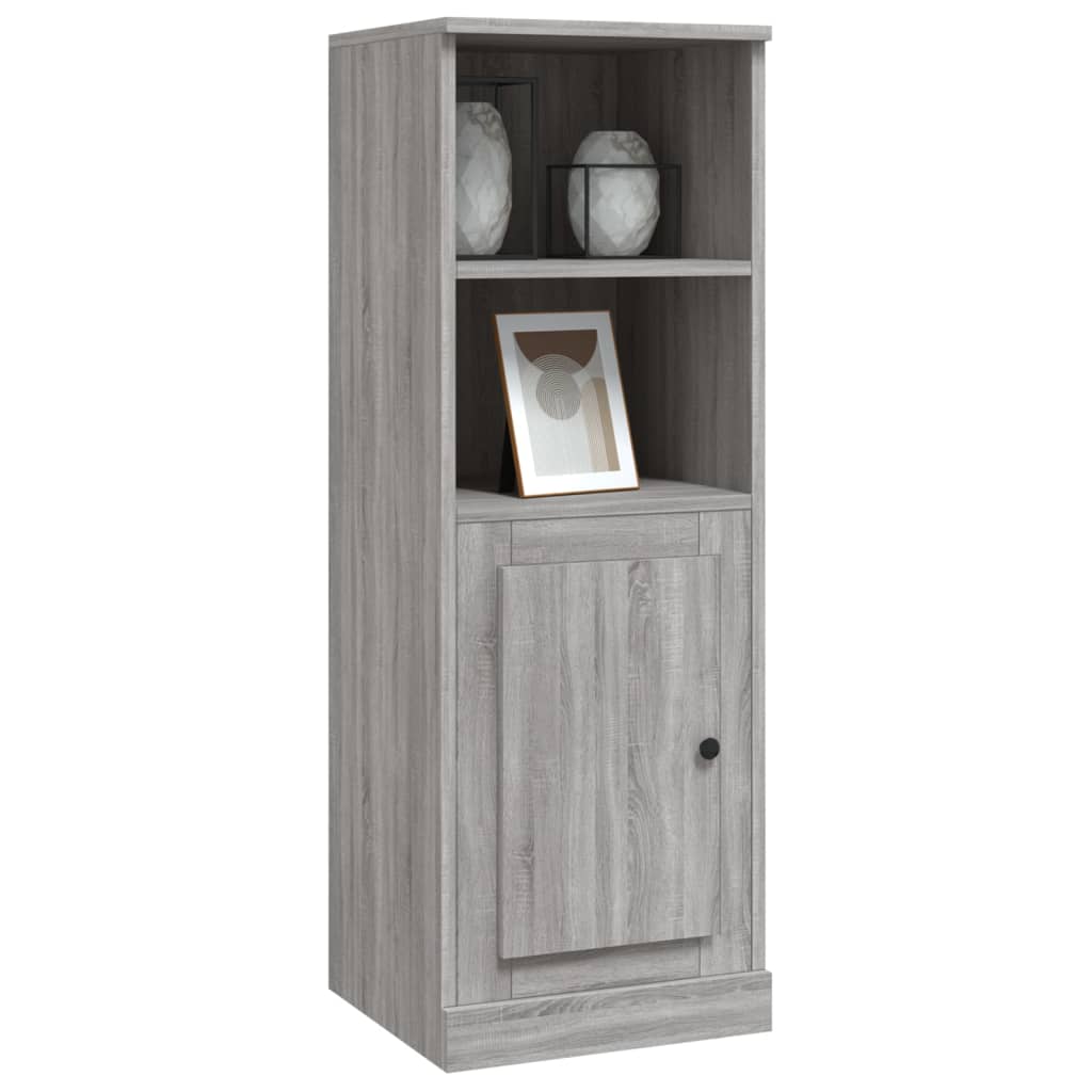 Buffet haut sonoma gris 36x35,5x103,5 cm bois d'ingénierie