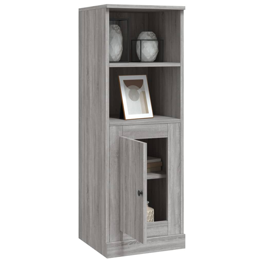 Buffet haut sonoma gris 36x35,5x103,5 cm bois d'ingénierie