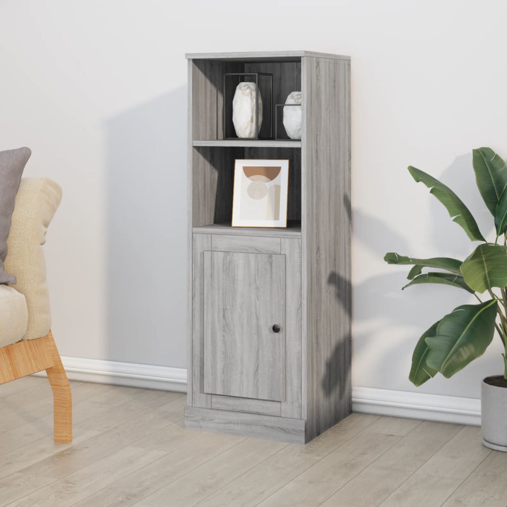 Buffet haut sonoma gris 36x35,5x103,5 cm bois d'ingénierie