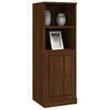 Buffet haut chêne marron 36x35,5x103,5 cm bois d'ingénierie