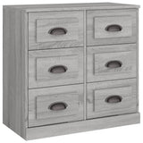 Buffet sonoma gris 70x35,5x67,5 cm bois d'ingénierie