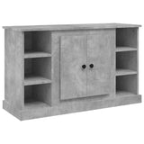 Buffet Gris béton 100x35,5x60 cm Bois d'ingénierie