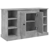 Buffet Gris béton 100x35,5x60 cm Bois d'ingénierie