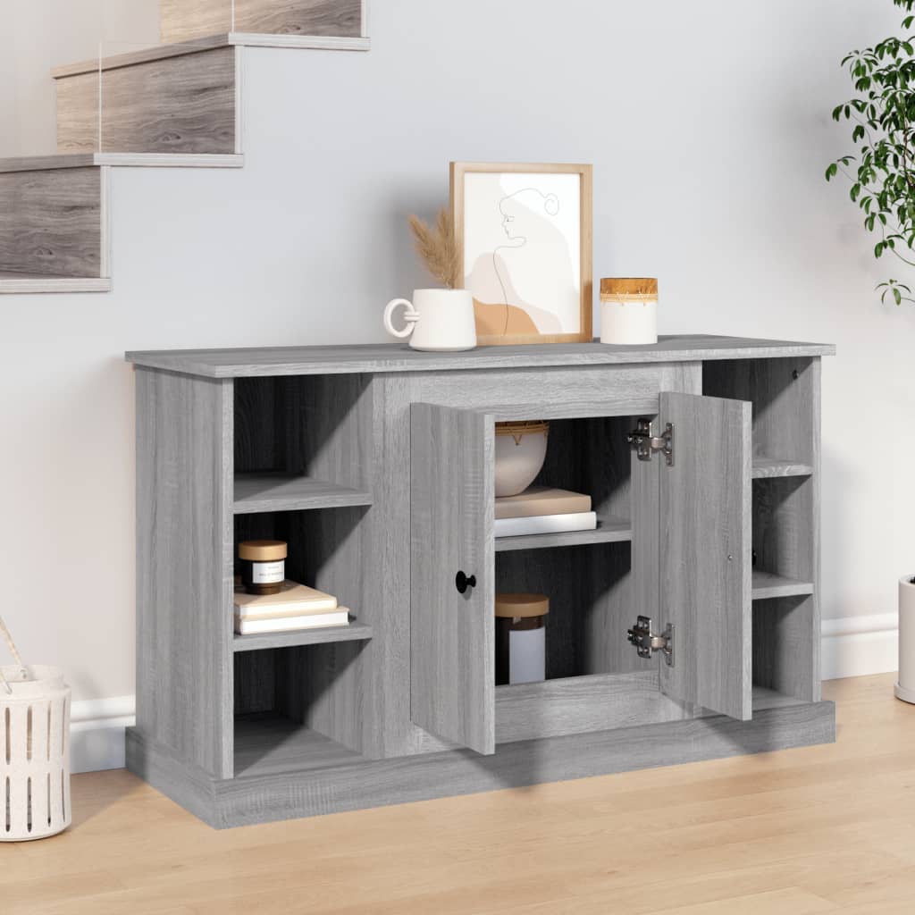 Sonoma gray sideboard 100x35.5x60 cm Engineered wood