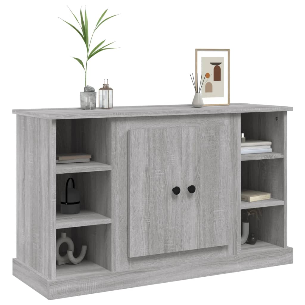 Sonoma gray sideboard 100x35.5x60 cm Engineered wood