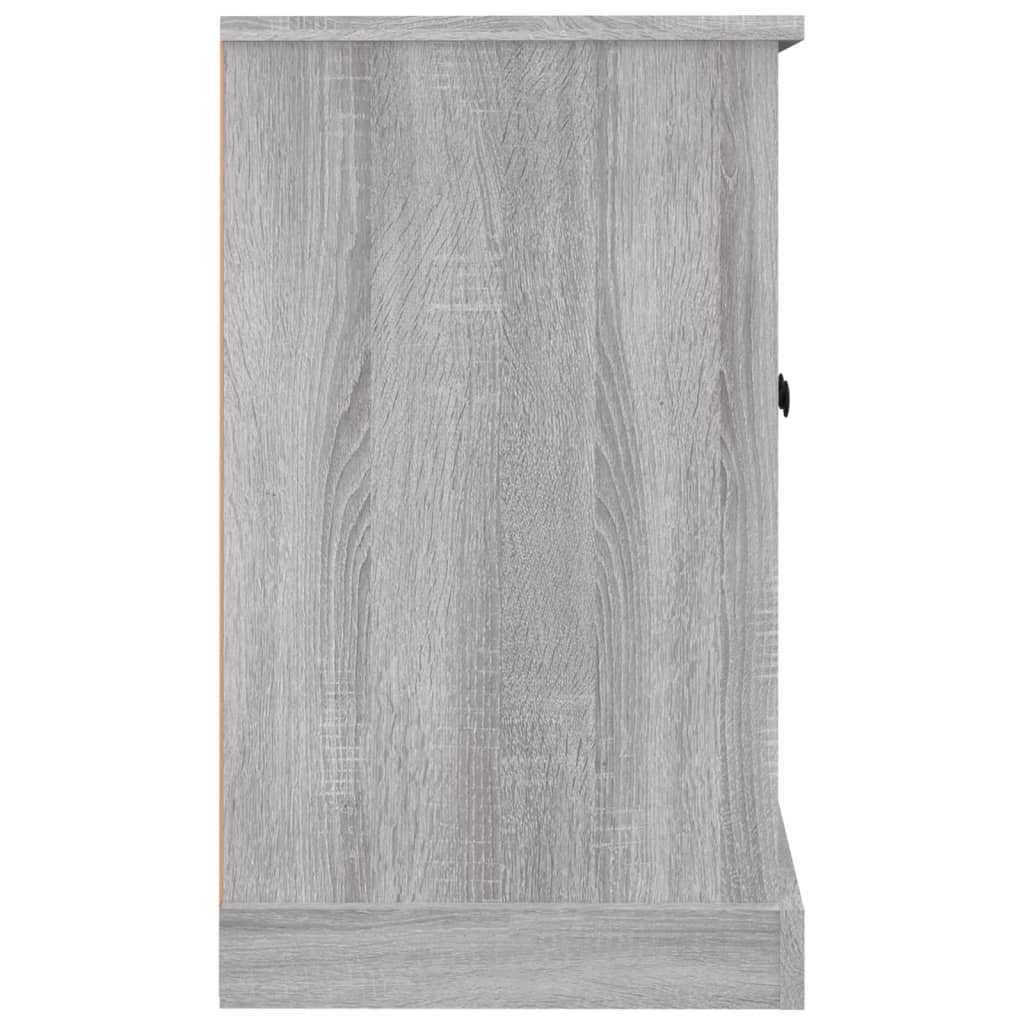 Sonoma gray sideboard 100x35.5x60 cm Engineered wood