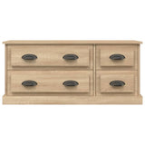 Meuble TV chêne sonoma 100x35,5x45 cm bois d'ingénierie