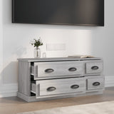 Sonoma gray TV cabinet 100x35.5x45 cm engineered wood