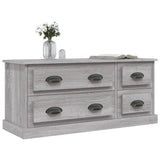 Sonoma gray TV cabinet 100x35.5x45 cm engineered wood