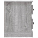 Meuble TV sonoma gris 100x35,5x45 cm bois d'ingénierie