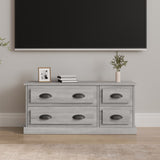 Sonoma gray TV cabinet 100x35.5x45 cm engineered wood