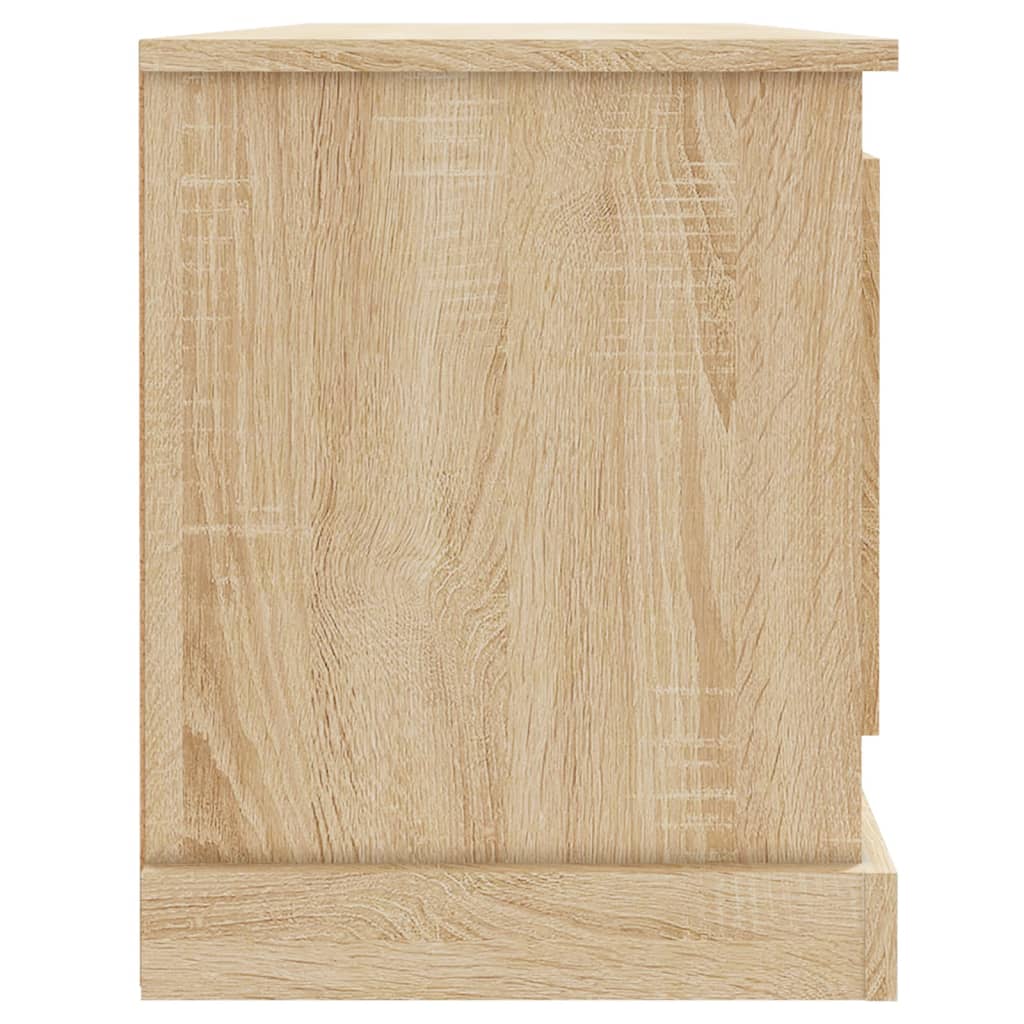 Meuble TV chêne sonoma 100x35,5x45 cm bois d'ingénierie