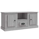 Meuble TV sonoma gris 100x35,5x45 cm bois d'ingénierie