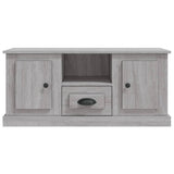 Meuble TV sonoma gris 100x35,5x45 cm bois d'ingénierie