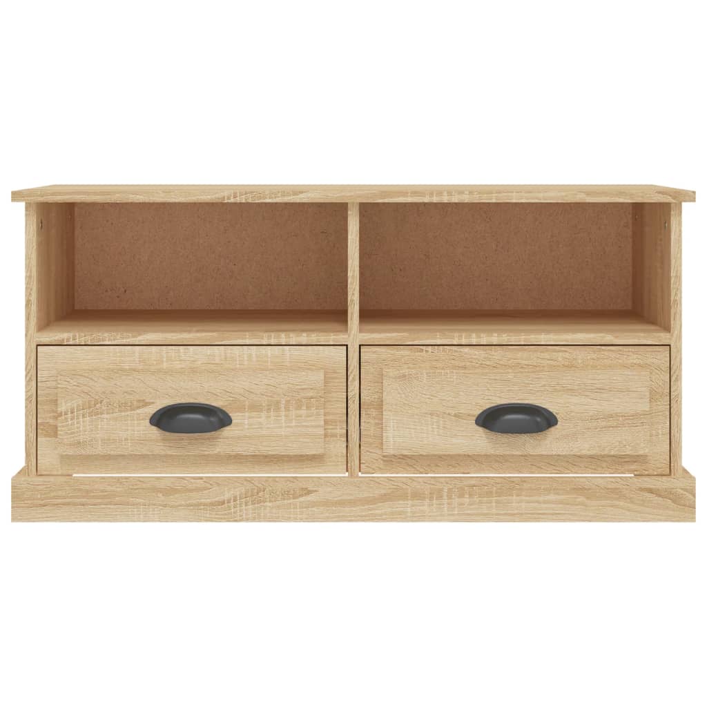 Meuble TV chêne sonoma 93x35,5x45 cm bois d'ingénierie