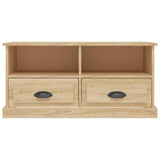 Meuble TV chêne sonoma 93x35,5x45 cm bois d'ingénierie