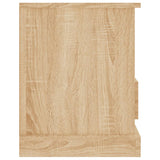 Meuble TV chêne sonoma 93x35,5x45 cm bois d'ingénierie