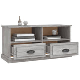 Meuble TV sonoma gris 93x35,5x45 cm bois d'ingénierie