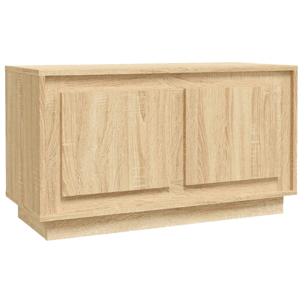 Meuble TV chêne sonoma 80x35x45 cm bois d'ingénierie