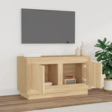 Meuble TV chêne sonoma 80x35x45 cm bois d'ingénierie