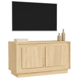 Meuble TV chêne sonoma 80x35x45 cm bois d'ingénierie