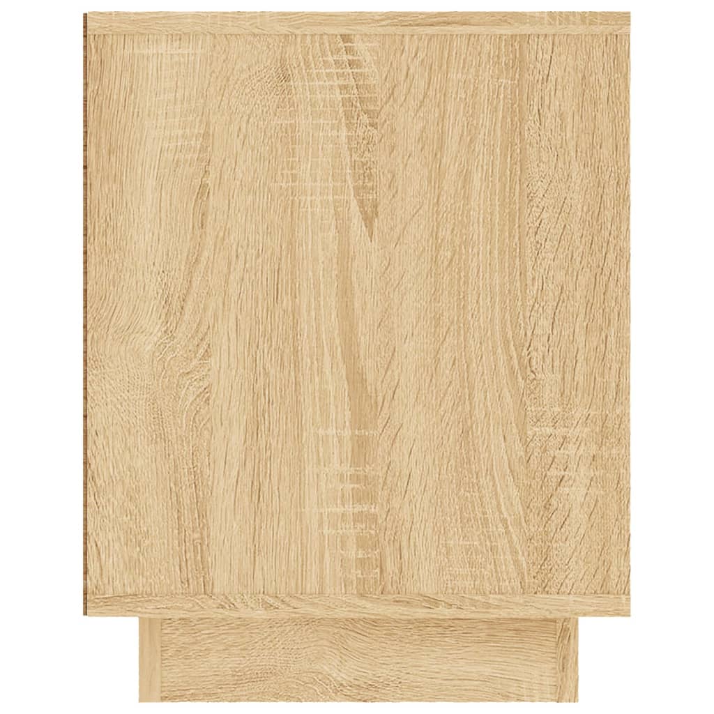 Meuble TV chêne sonoma 80x35x45 cm bois d'ingénierie