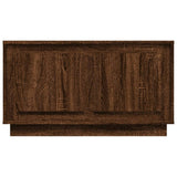 Meuble TV chêne marron 80x35x45 cm bois d'ingénierie