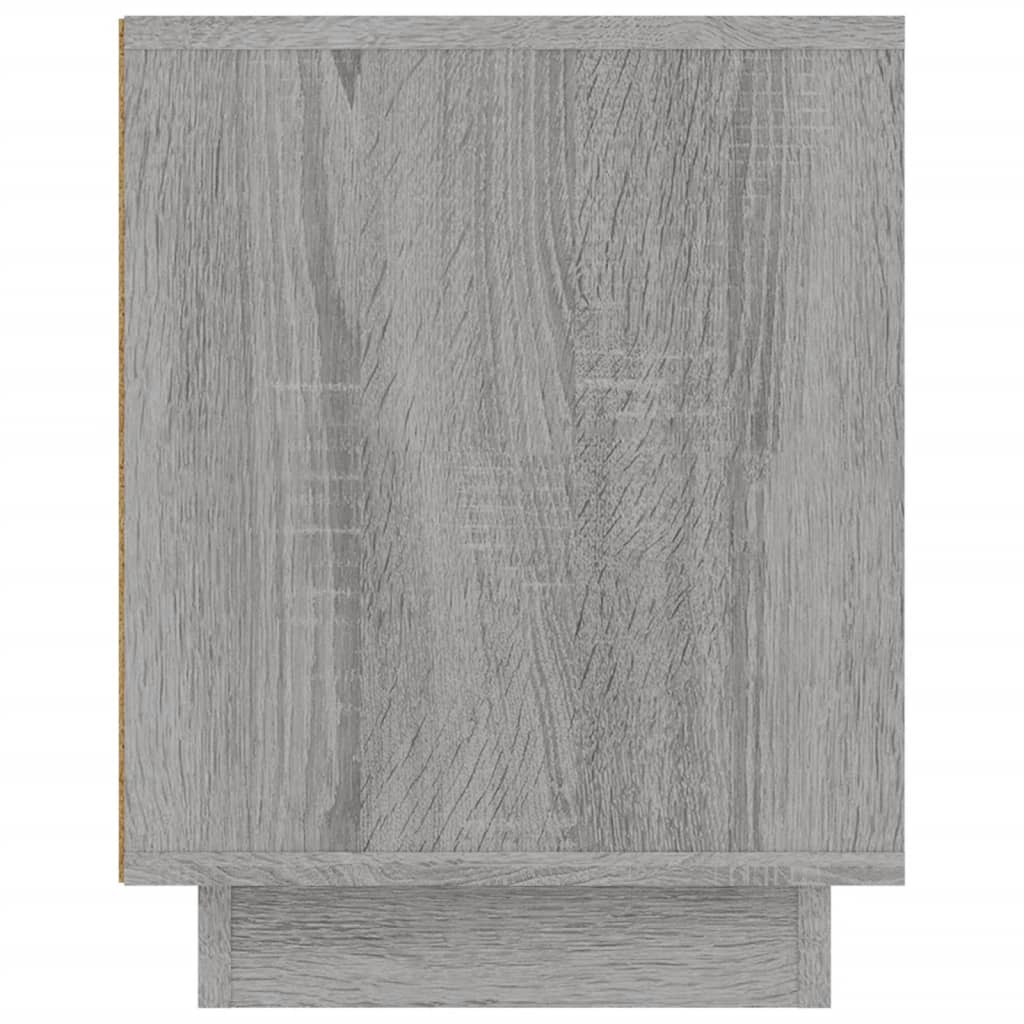 Meuble TV sonoma gris 102x35x45 cm bois d'ingénierie