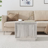 Sonoma coffee table gray 51x50x44 cm engineered wood