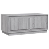 Sonoma grauer Couchtisch 102x50x44 cm, Holzwerkstoff