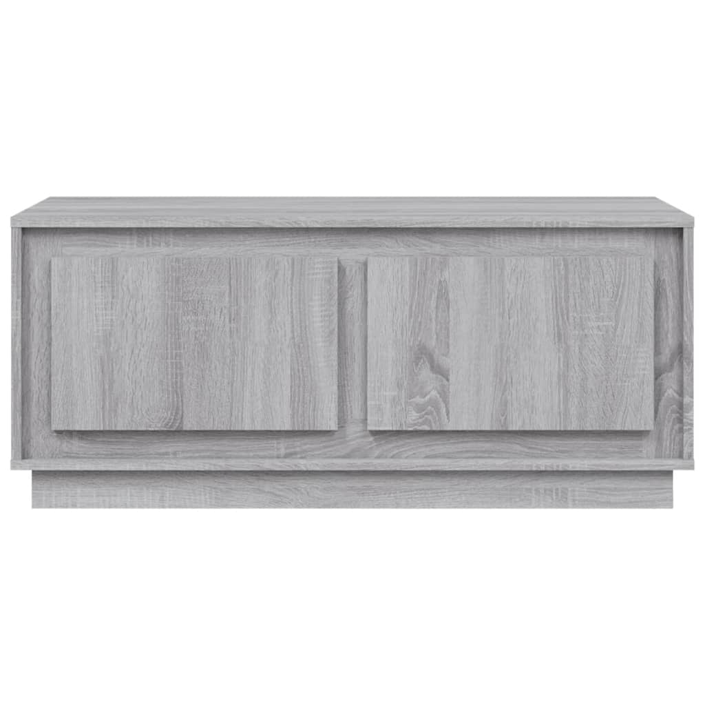 Sonoma grauer Couchtisch 102x50x44 cm, Holzwerkstoff